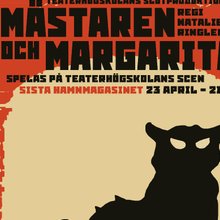 Affisch "Mästaren & Margarita" Thsk Luleå 2016