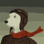Pixel art gif, dogfighter